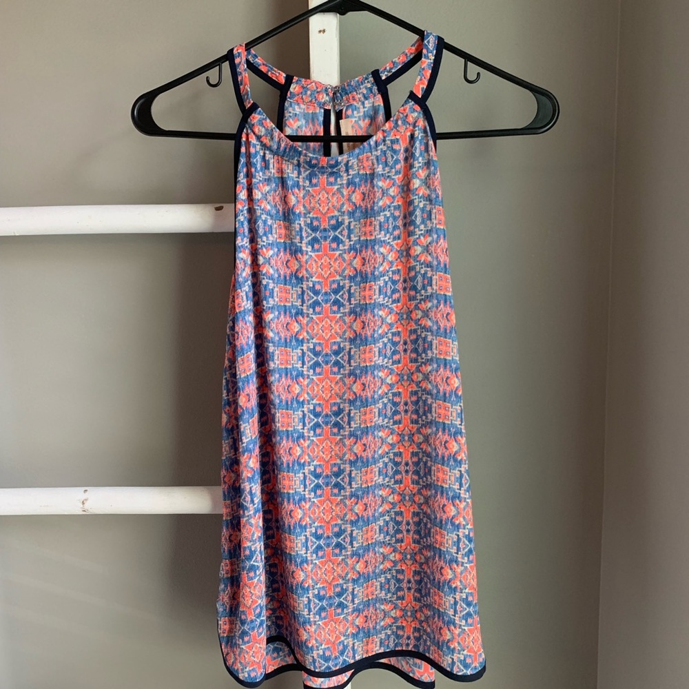 Geometric print tank top